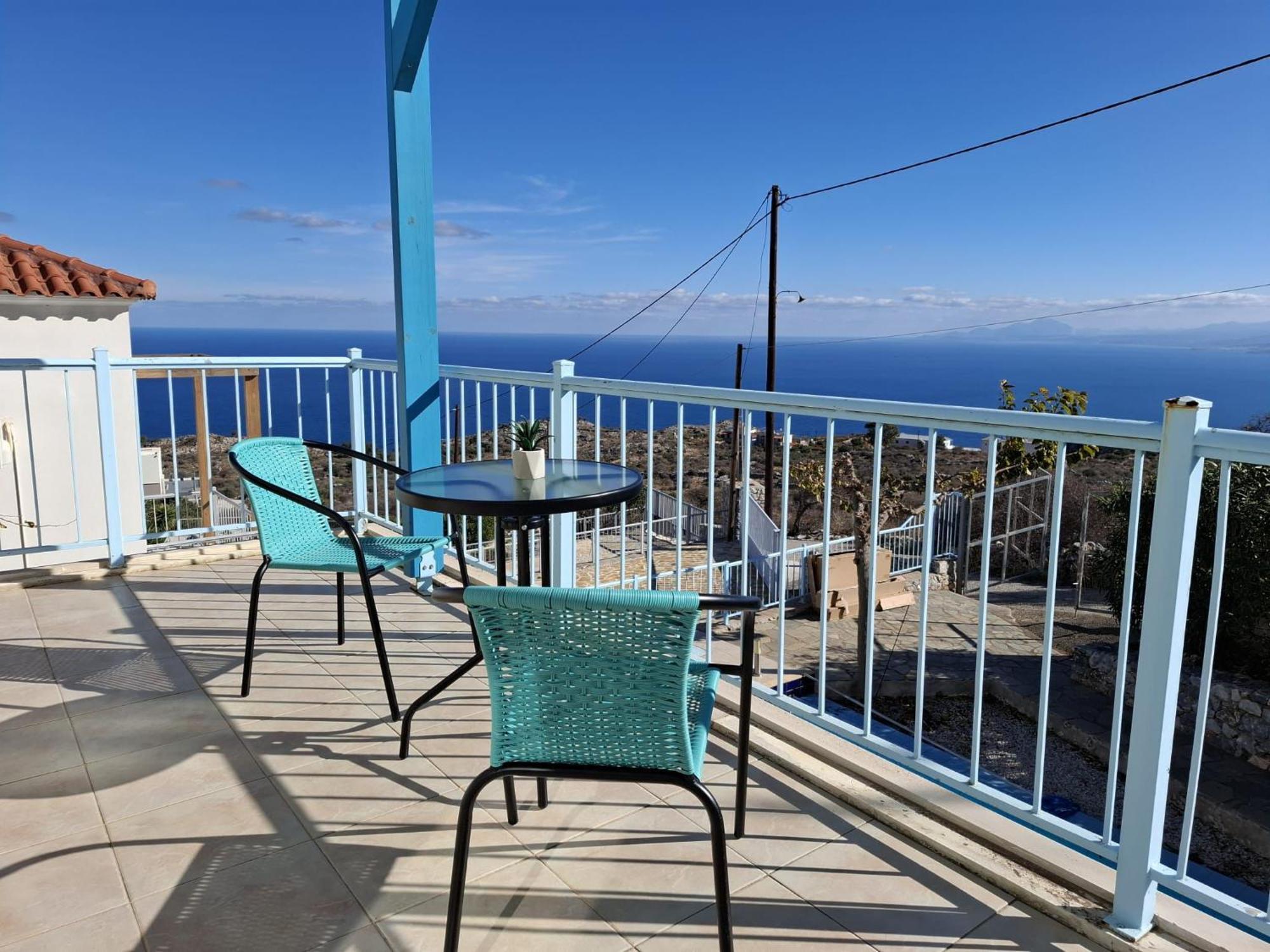 Breathtaking Sea And Mountain Views Villa Kefalas ภายนอก รูปภาพ